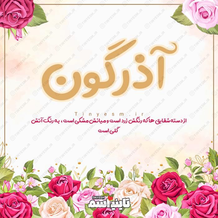 اسم آذرگون و معنی اسم آذرگون