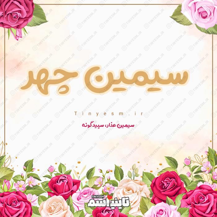 اسم سیمین چهر و معنی اسم سیمین چهر