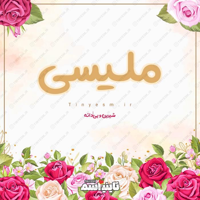 اسم ملیسی و معنی اسم ملیسی