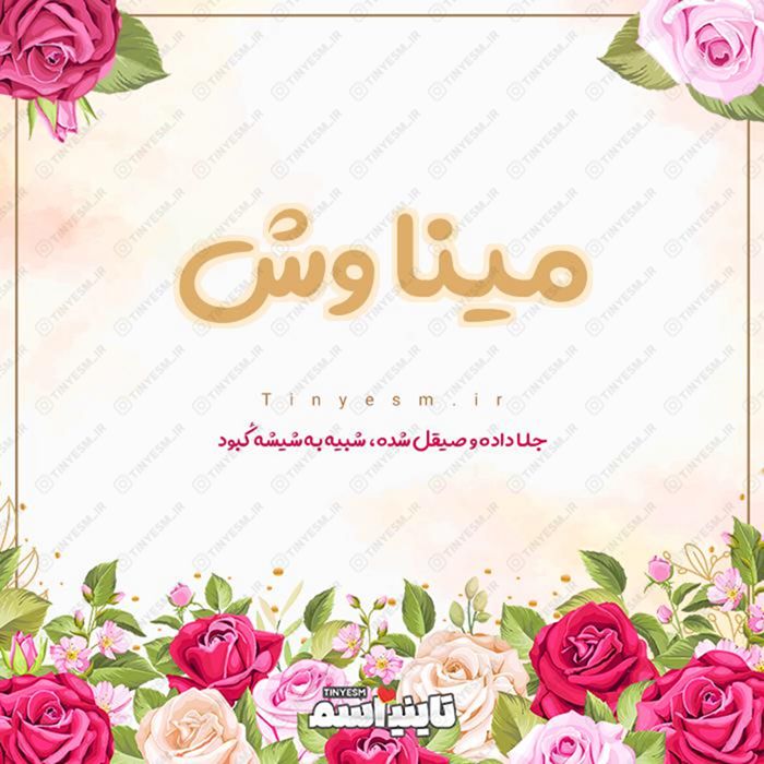 اسم مینا وش و معنی اسم مینا وش