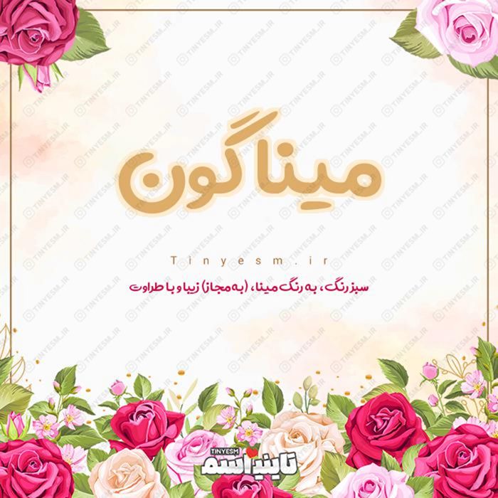 اسم مینا گون و معنی اسم مینا گون