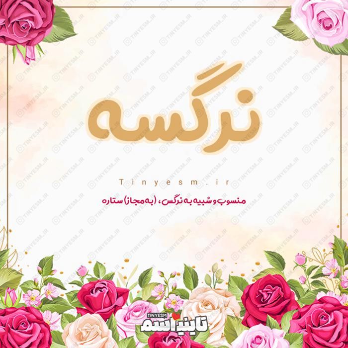 اسم نرگسه و معنی اسم نرگسه